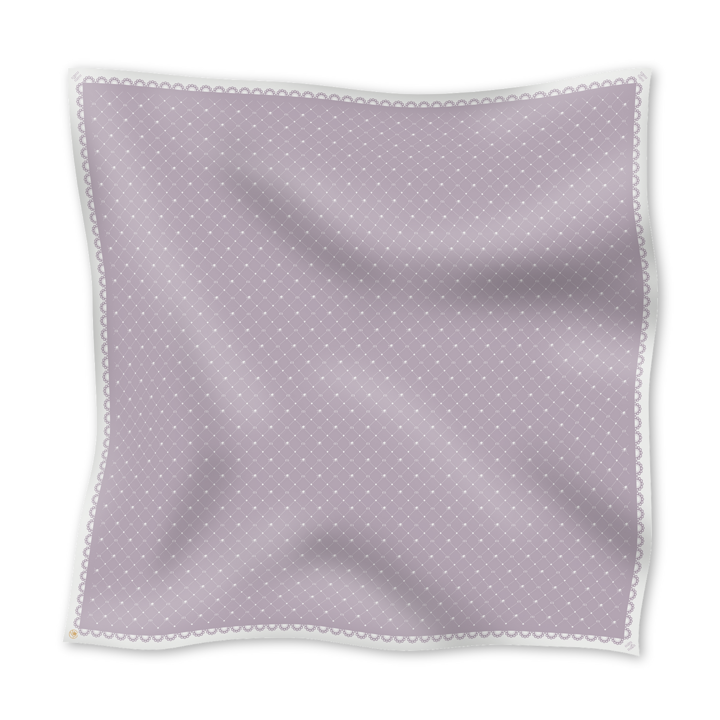 Monogram Lace in Thistle Purple