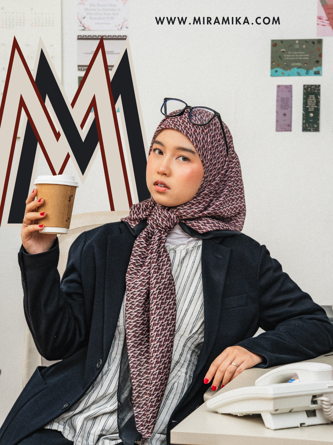 MM Monogram in Black
