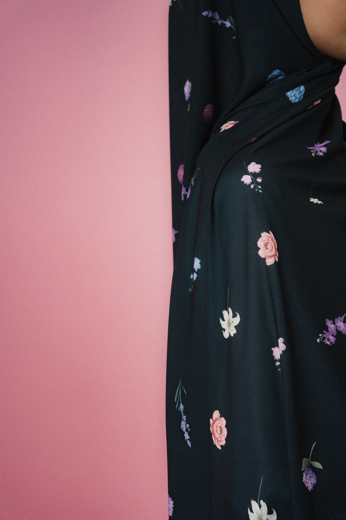 Floral Dreams in Black