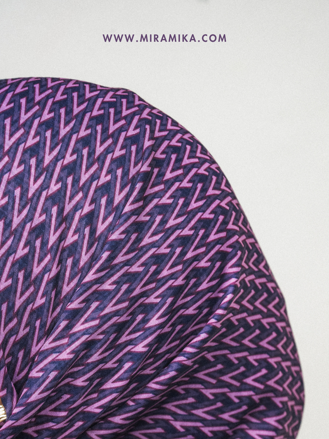 MM Monogram in Purple